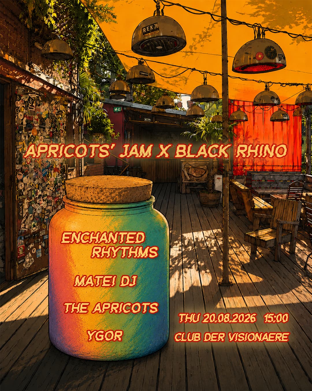 Apricots' Jam x Black Rhino 