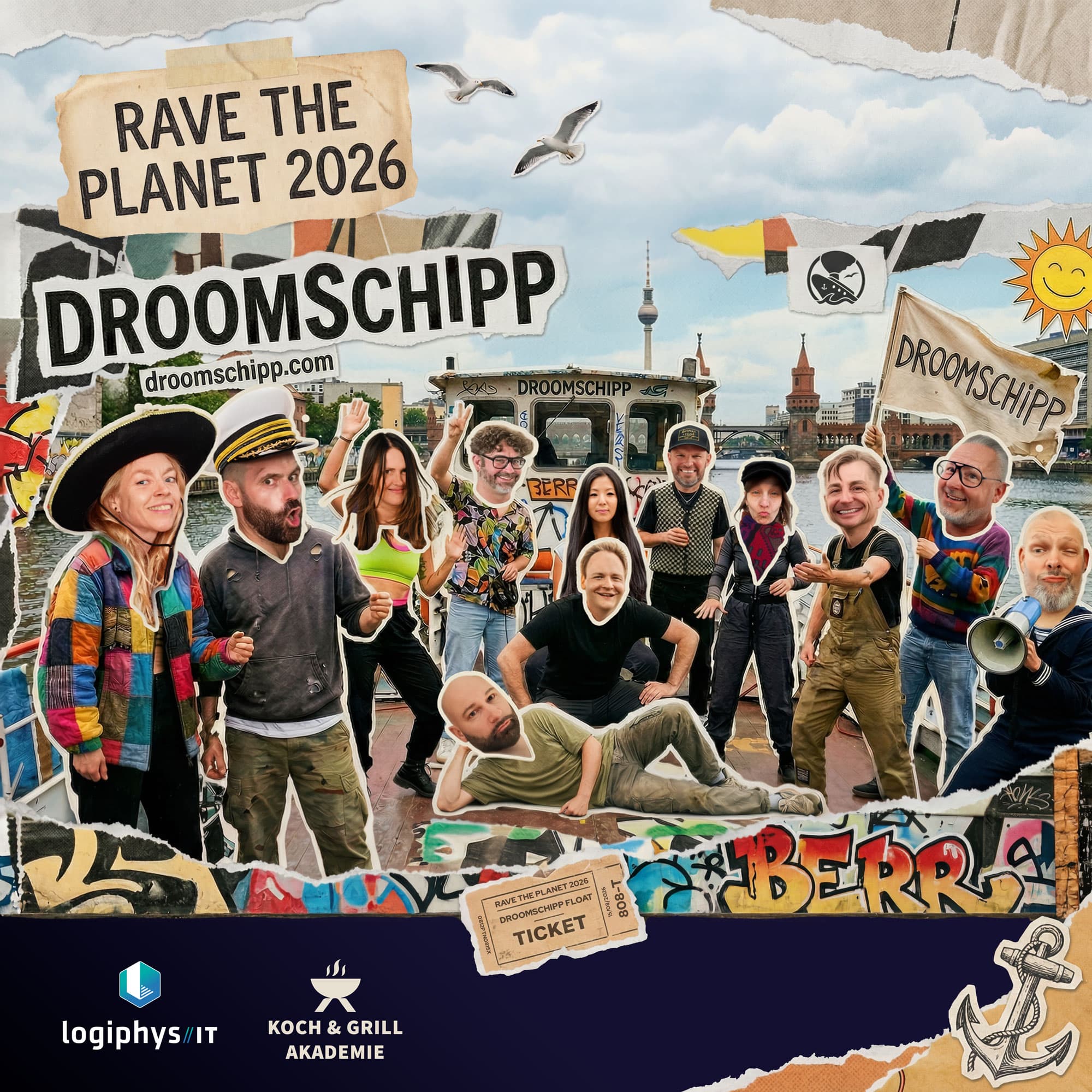 RAVE THE PLANET // Droomschipp Float