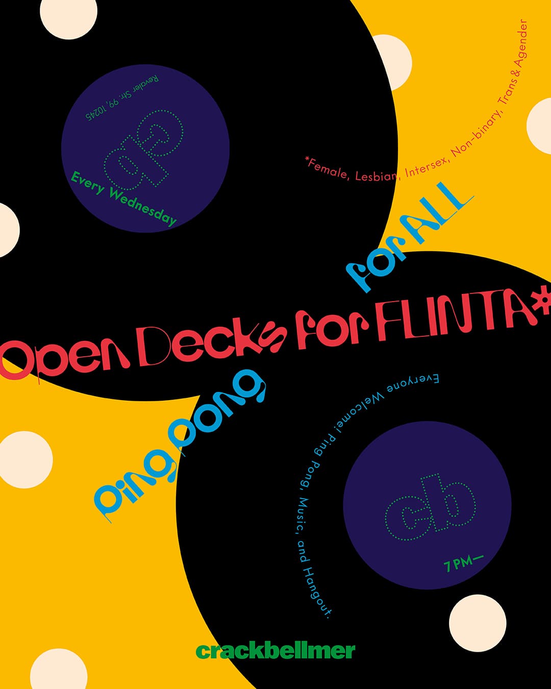 OPEN DECKS FOR FLINTA* PING PONG FOR ALL