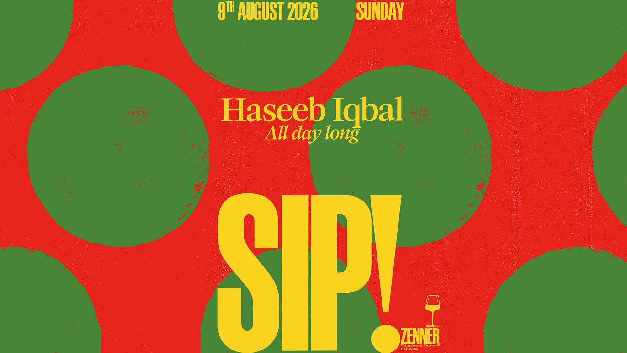 SIP! with Haseeb Iqbal (all day long)