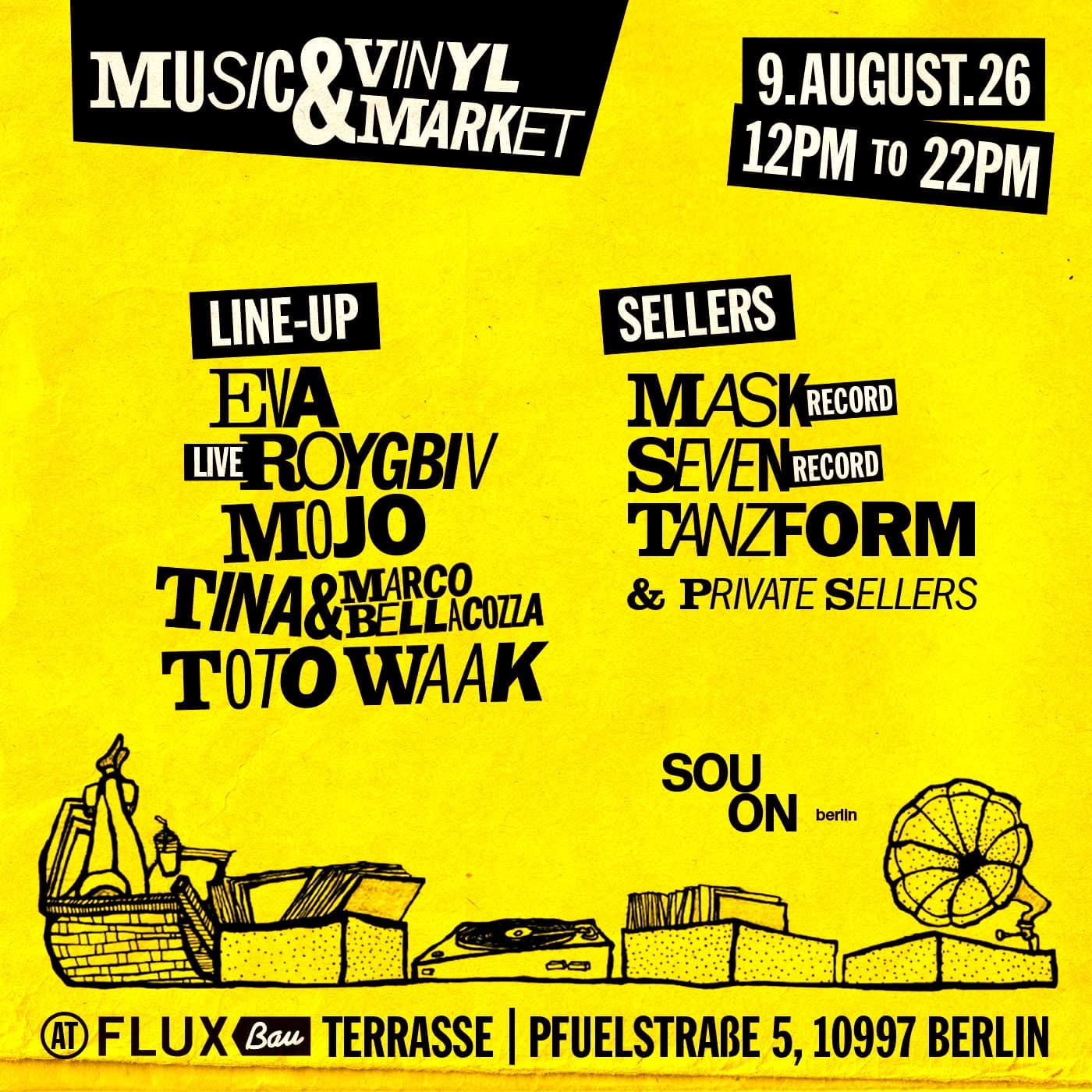 Souon music and vinyl market