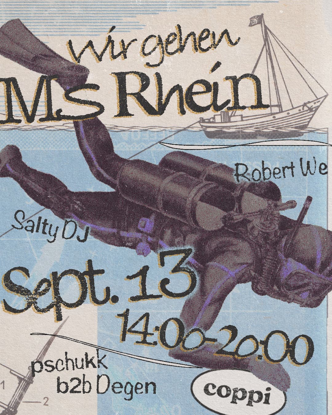Wir gehen MS Rhein
