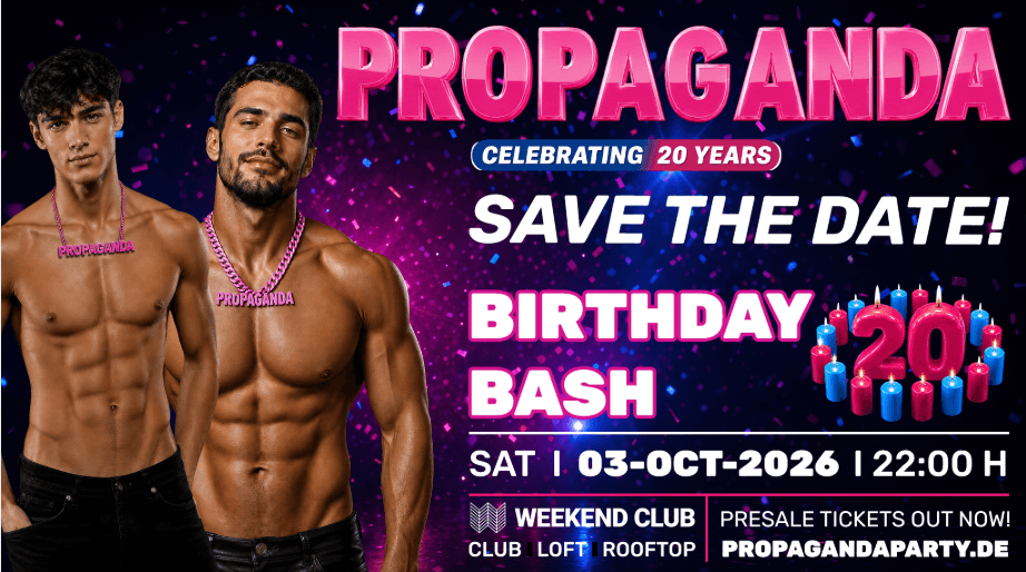 PROPAGANDA – 20TH ANNIVERSARY