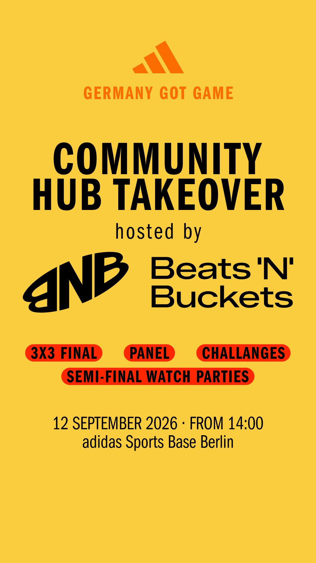 Germany Got Game x Beats N Buckets: Community Hub Takeover