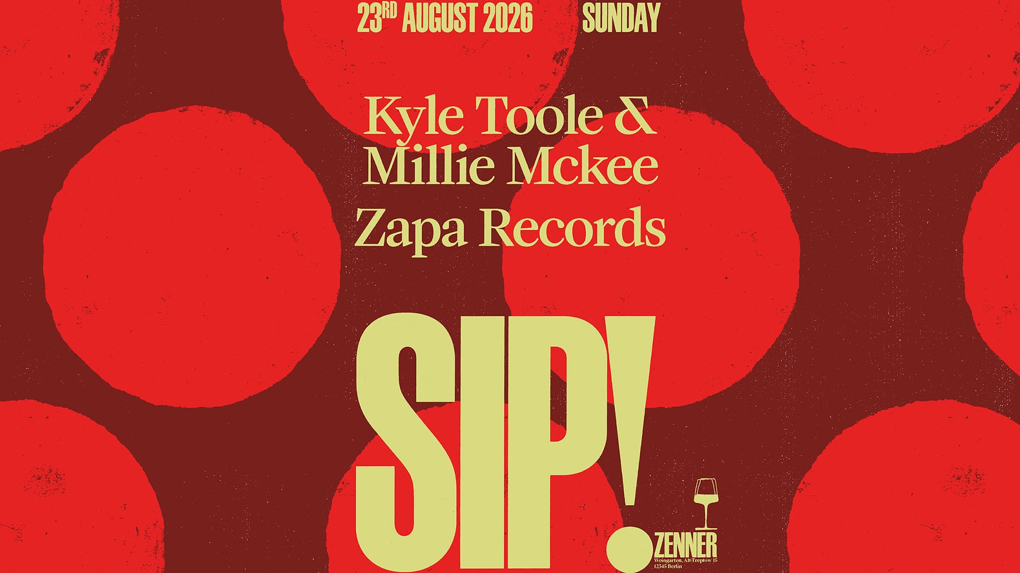 SIP! with Kyle Toole & Millie Mckee, Zapa Records