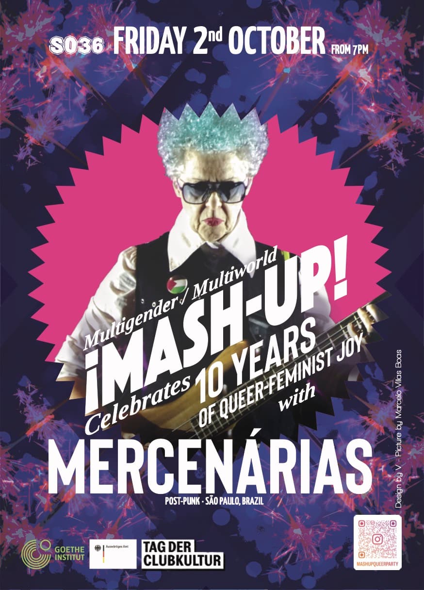 ¡MASH-UP! 10 Years of the Party Series - LIVE Mercenárias (Post-Punk - São Paulo)