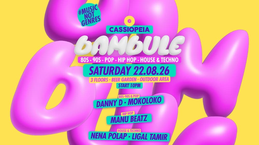 Bambule (House & Techno, 80s, 90s, Pop, Hip Hop)