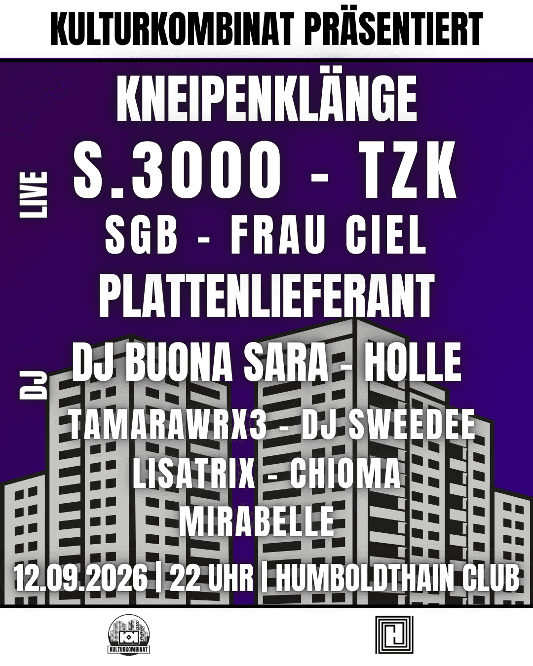 KNEIPENKLÄNGE /// BOX OFFICE 15€