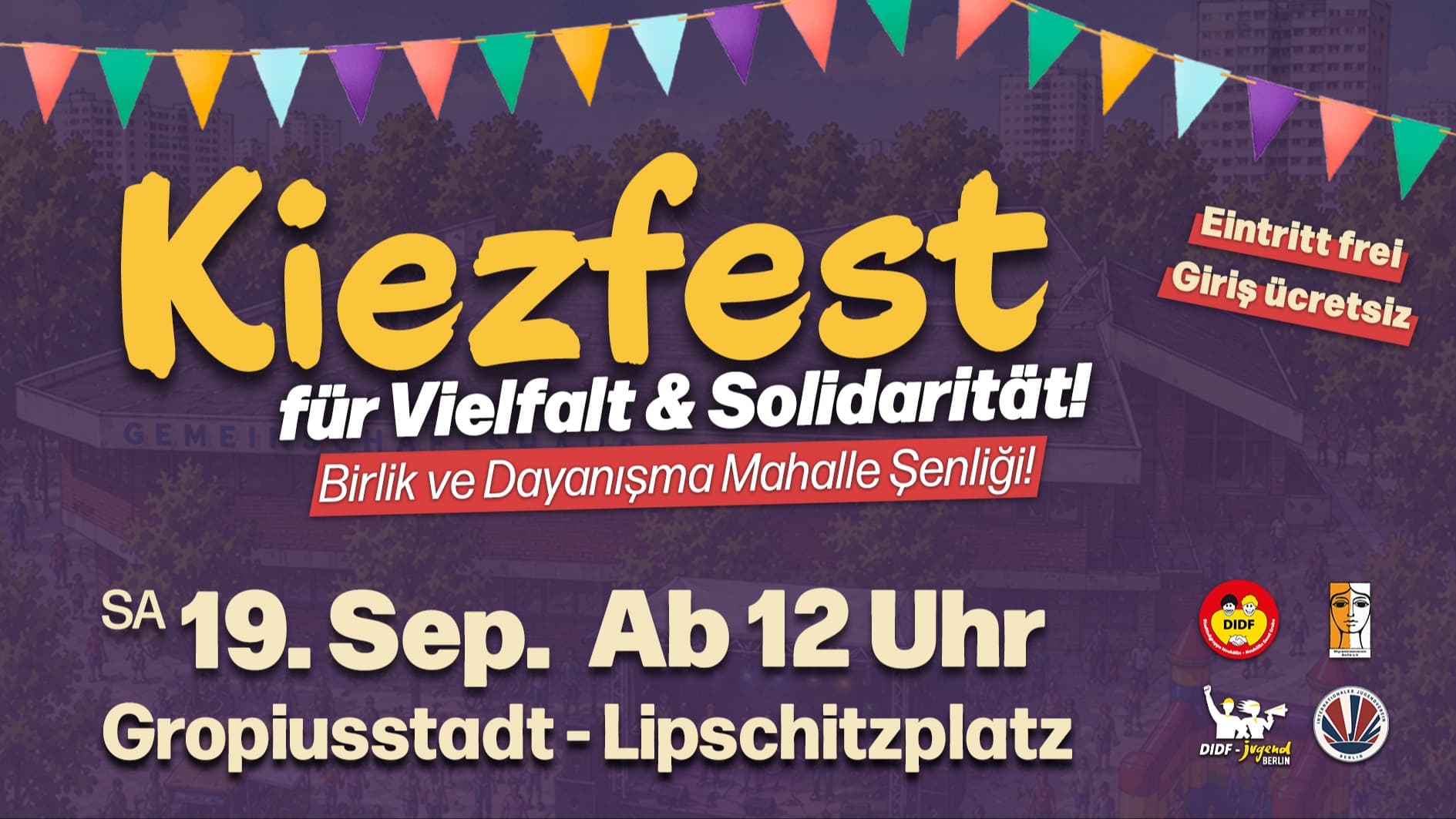 Kiezfest für Vielfalt & Solidarität