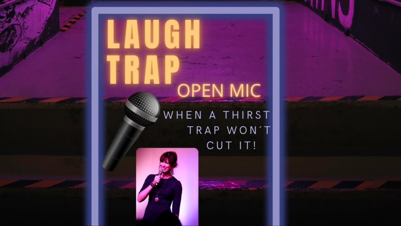 Laugh Trap! English Comedy and GREEK FOOD - DATE NIGHT FRIDAY or FRIENDS NIGHT OUT!