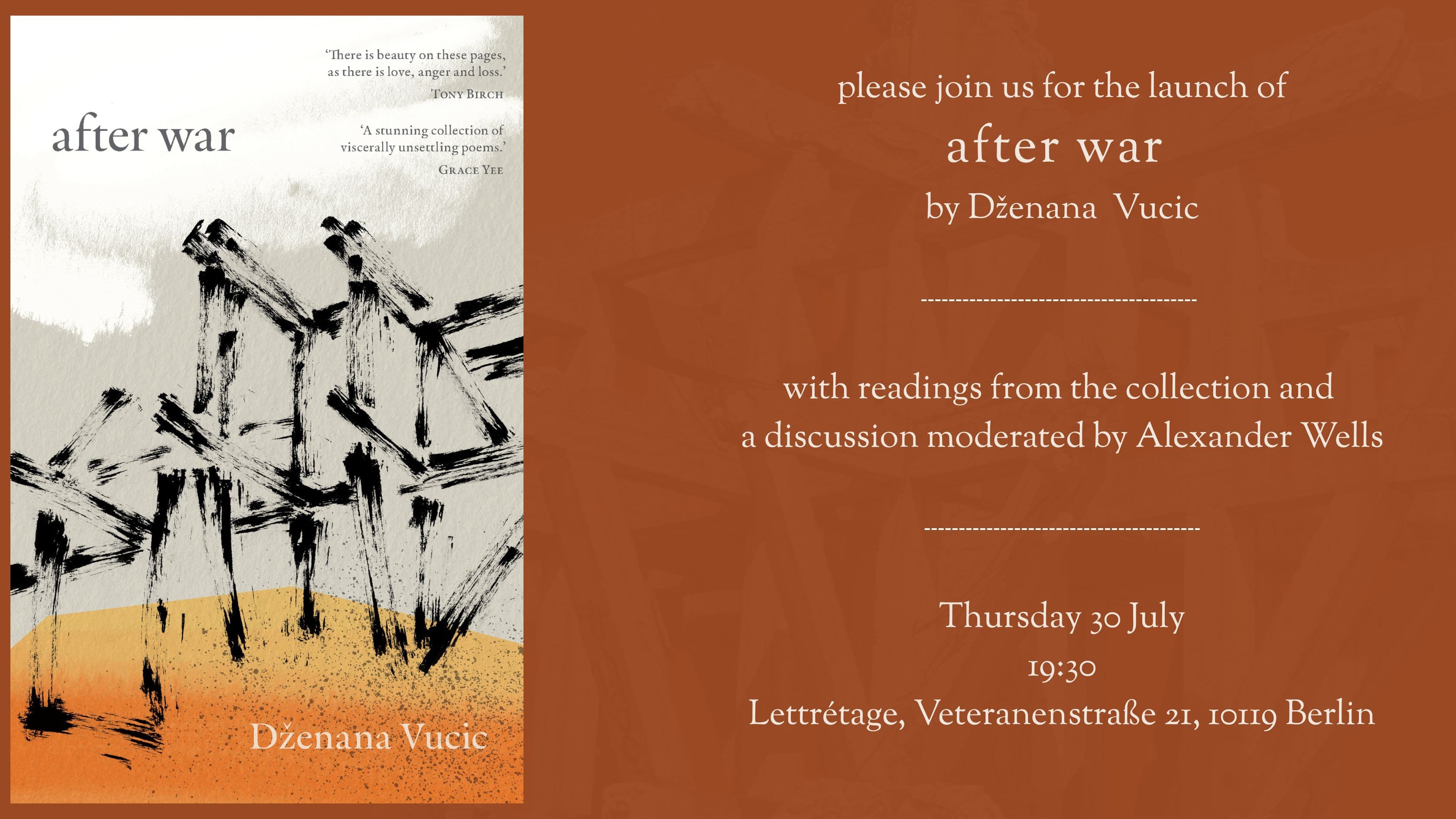 The launch of "after war" by Dženana Vucic