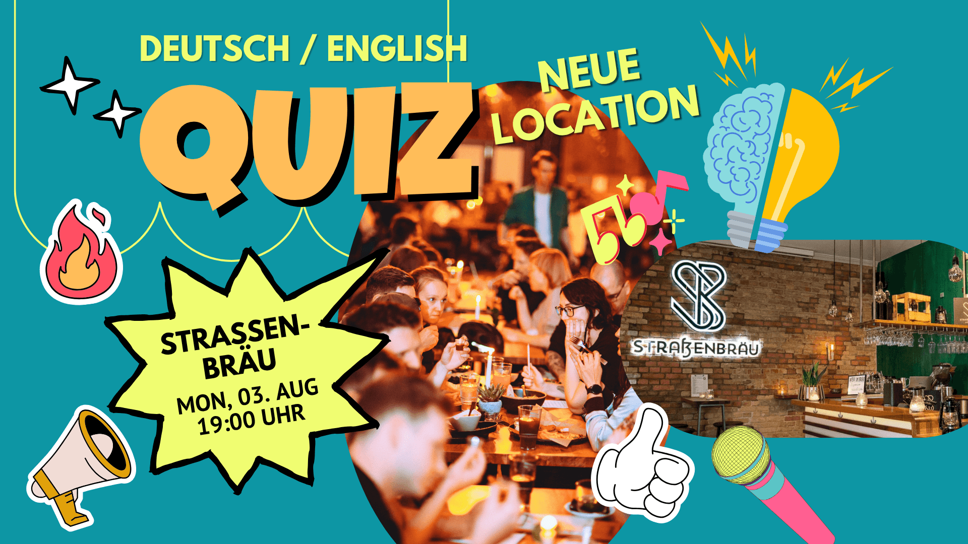 Quiz @ Straßenbräu Kreuzberg - Mo, 03.08.