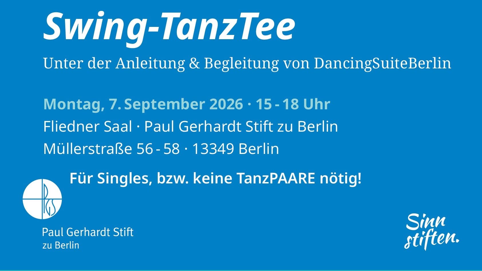 Swing-TanzTee: Beginner Tanz-Workshop