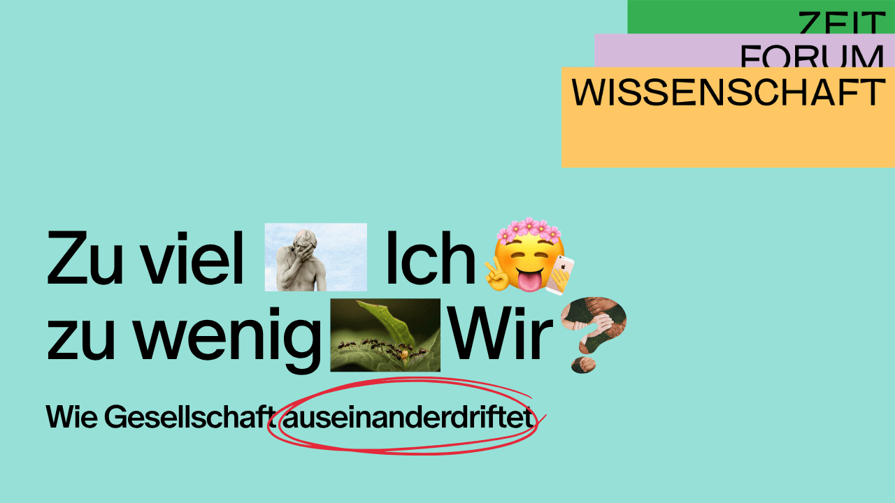 Zu viel Ich, zu wenig Wir? Wie Gesellschaft auseinanderdriftet