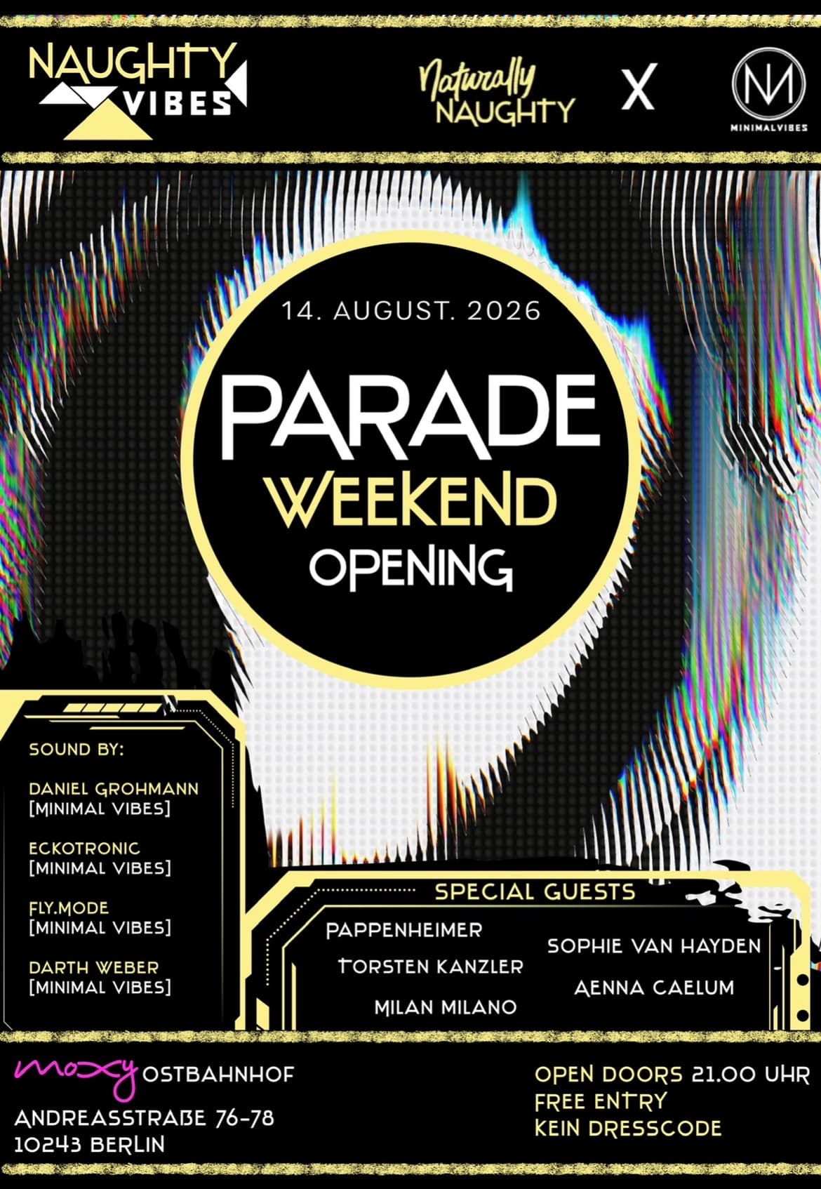 Naughty Vibes - Parade Weekend Opening