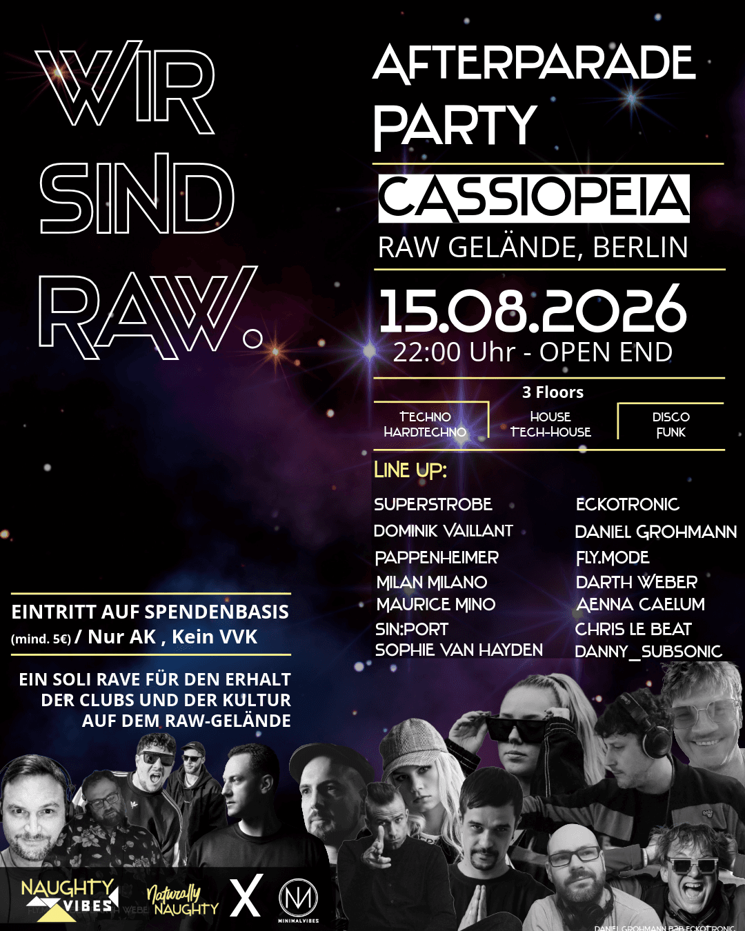 Naughty Vibes - Afperparade Party 'Wir sind RAW'