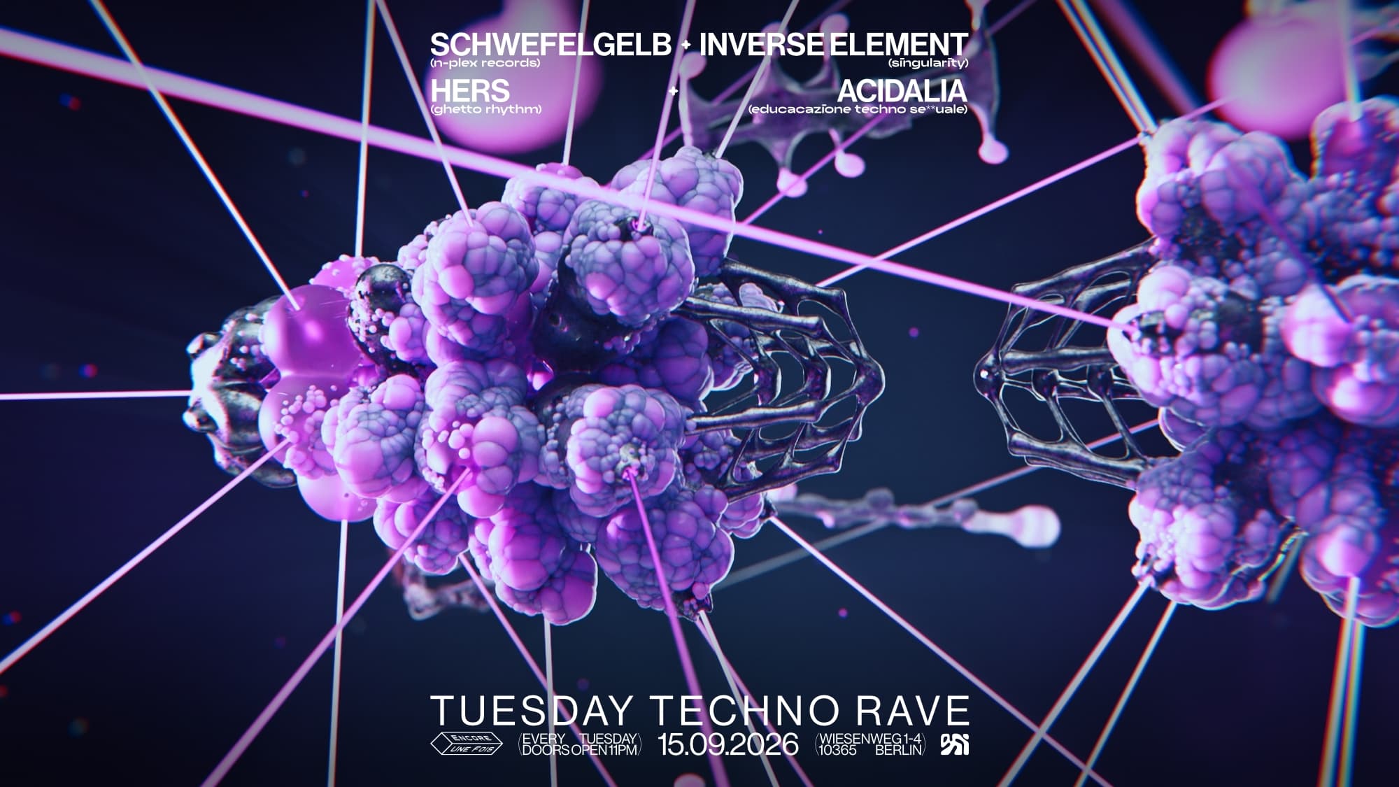 ✦encore.une.fois✦ / TUESDAY TECHNO RAVE