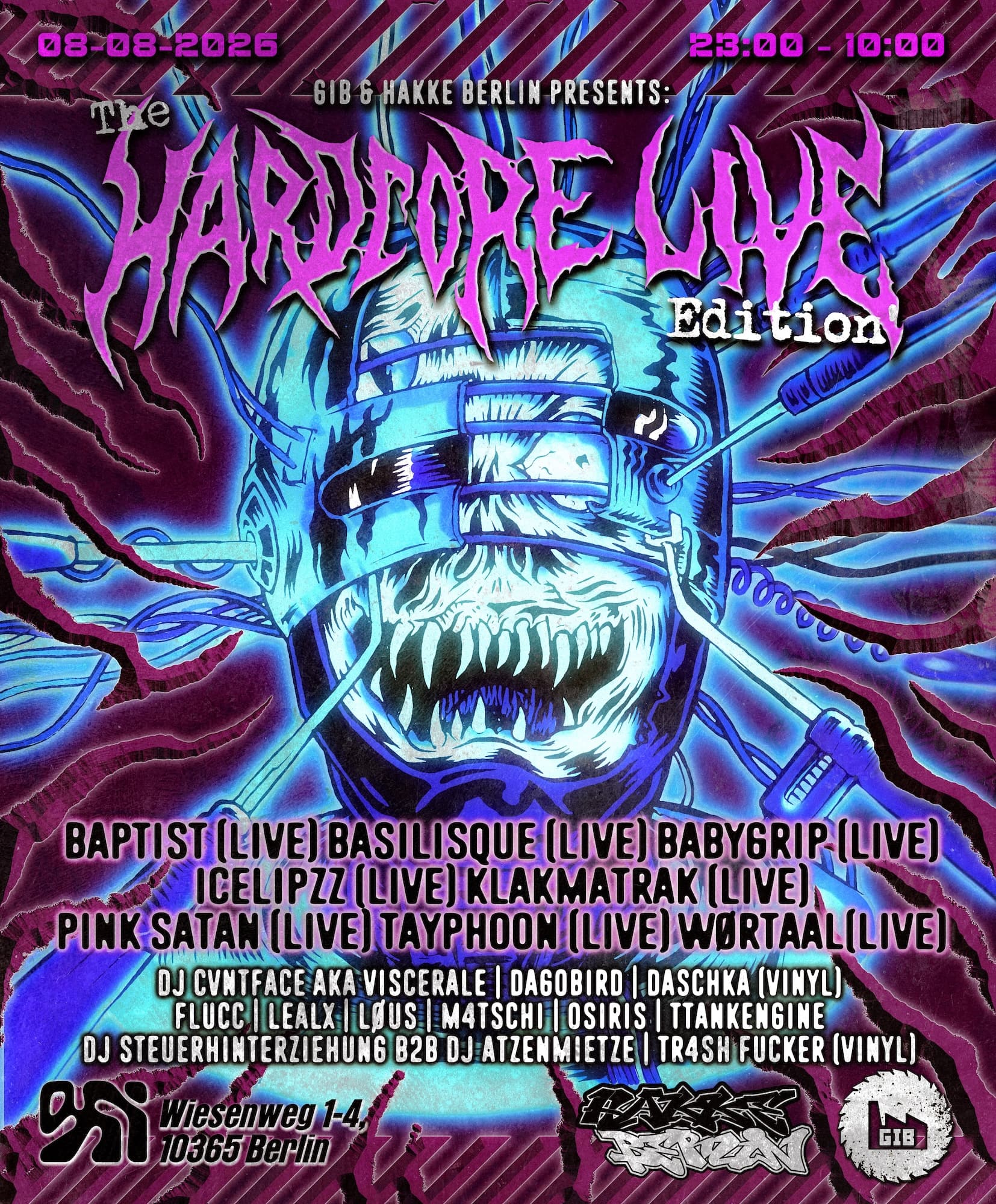 GiB & Hakke Berlin pres - 'The HARDCORE Live Edition'