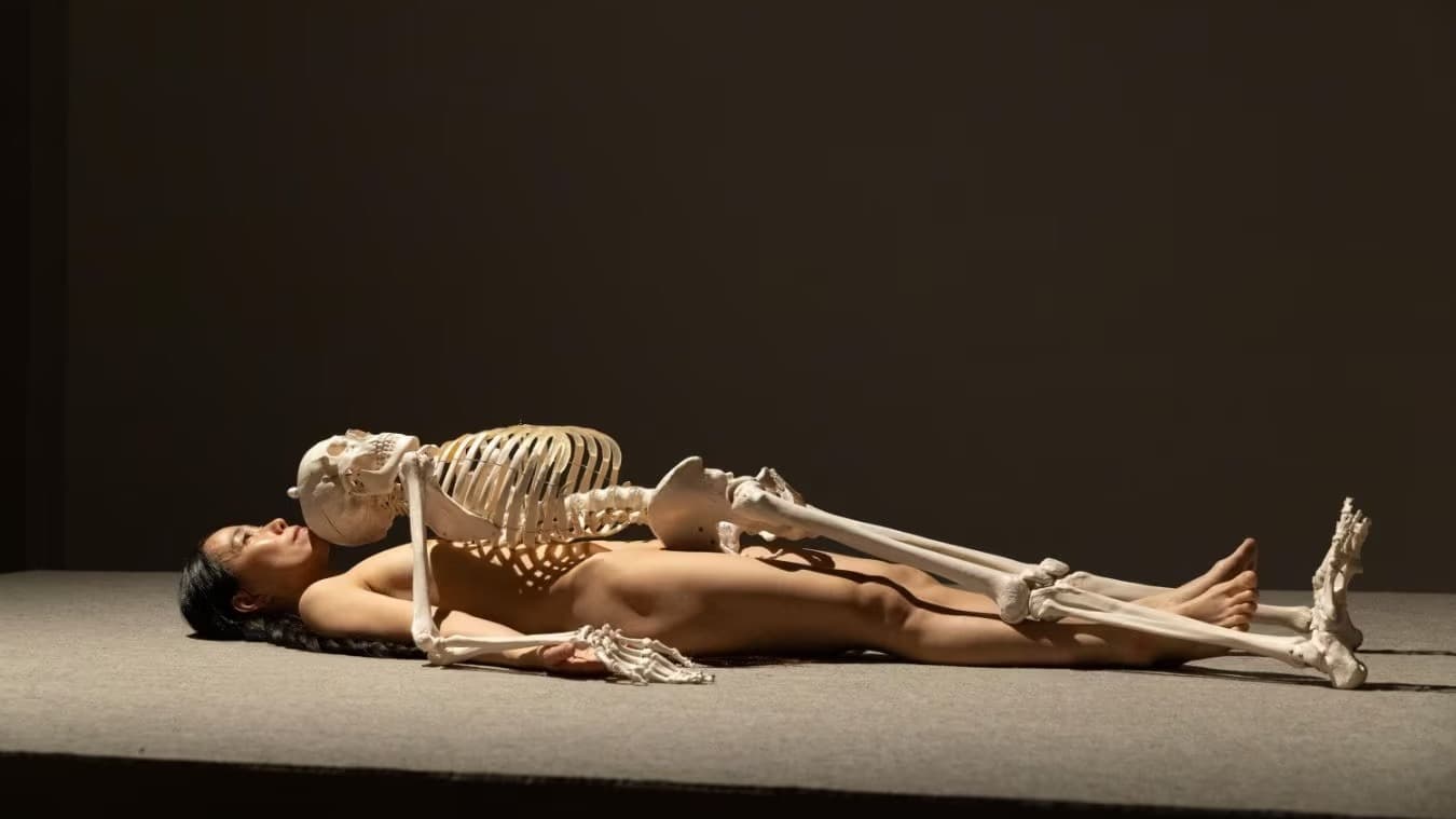 Nude with Skeleton | Marina Abramović: Balkan Erotic Epic. The Exhibition