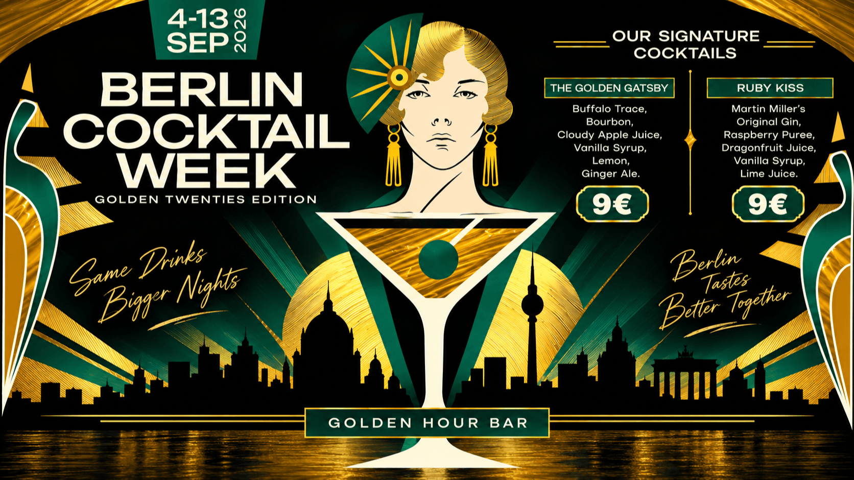 BERLIN COCKTAIL WEEK @GoldenHourBar