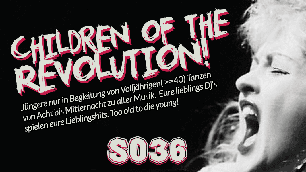 CHILDREN OF THE REVOLUTION - Ü40 Party