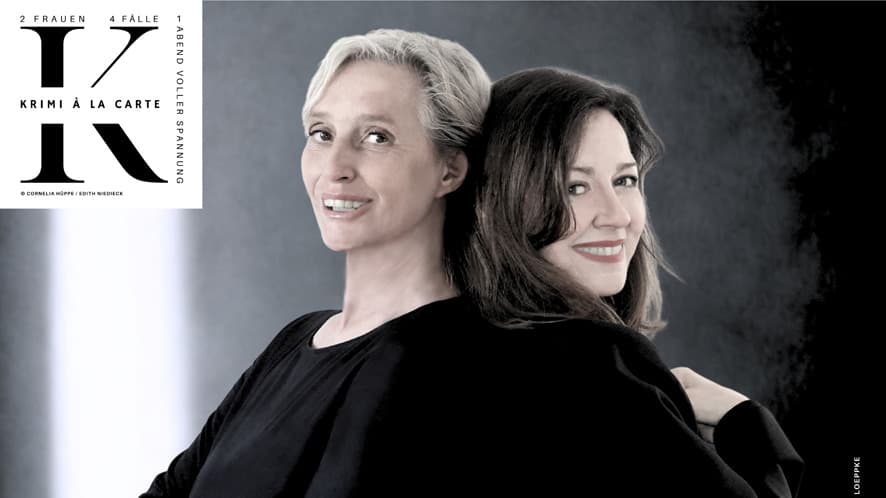 Große Vorpremiere: KRIMI à la CARTE · Zwei Frauen, vier Fälle, ein Abend voller Spannung.