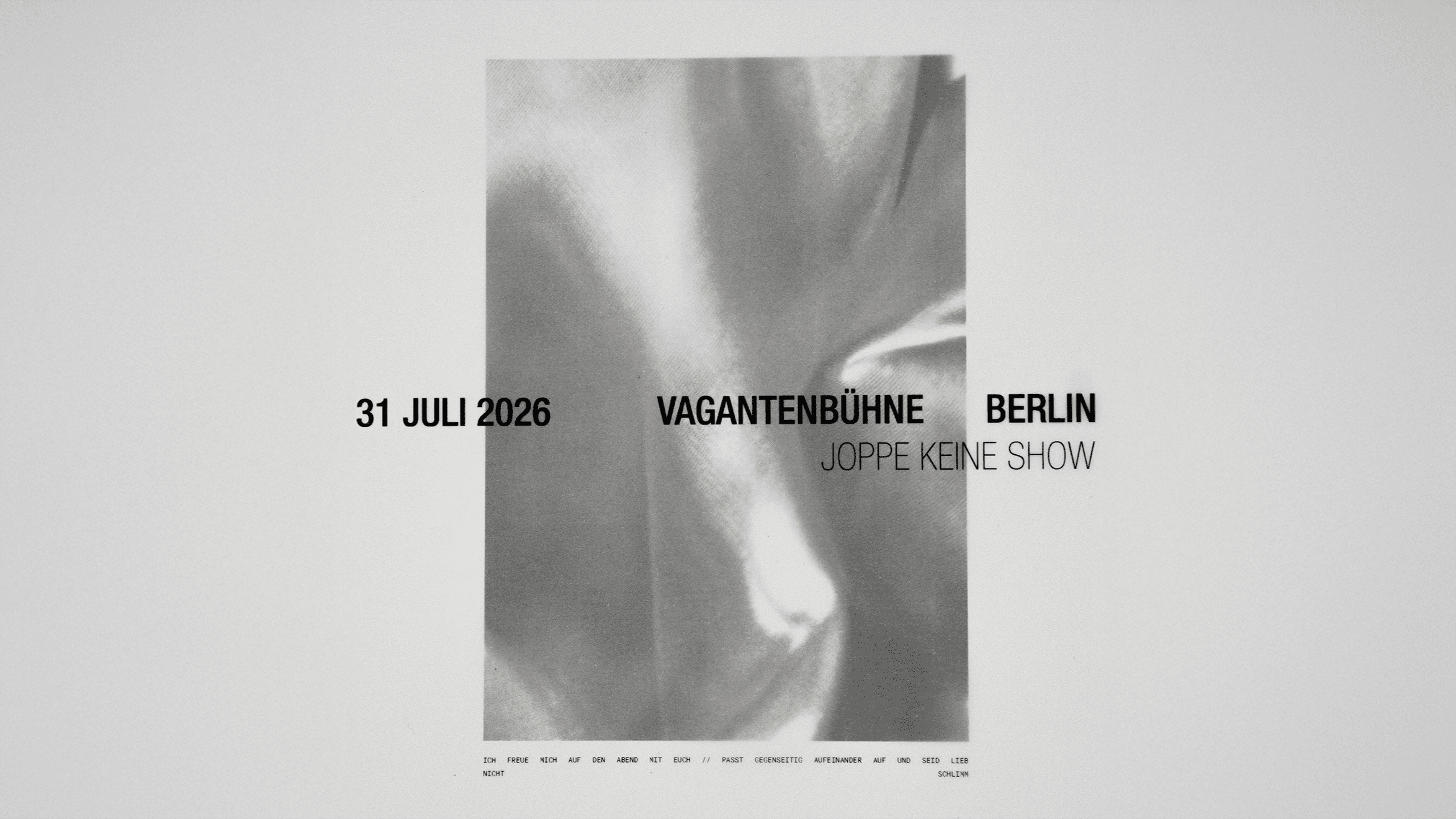 JOPPE LIVE @ Vagantenbühne Berlin