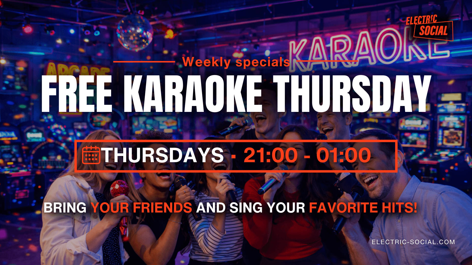 FREE Karaoke Night at Electric Social
