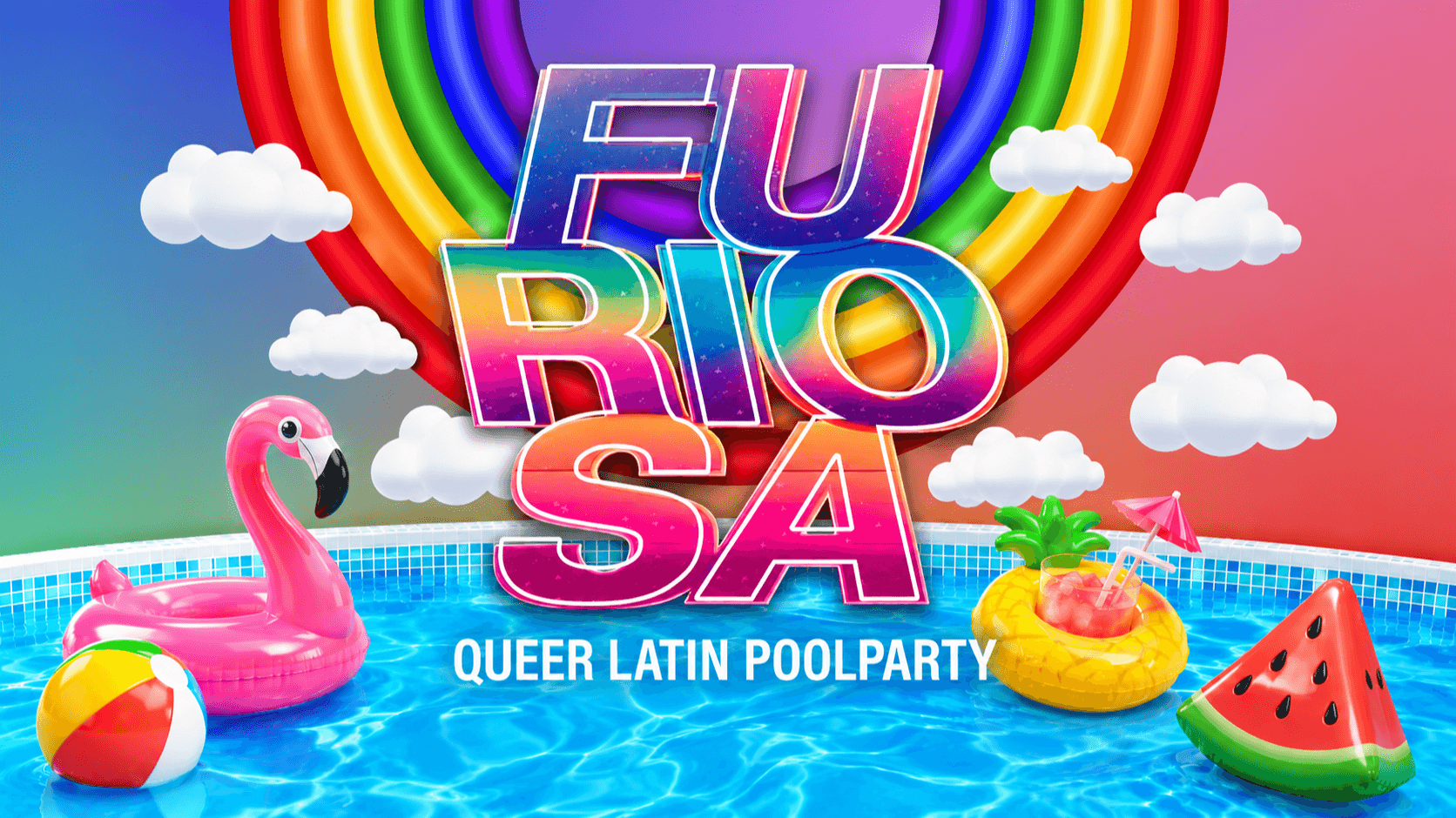 Furiosa! 🌊🏳️🌈Queer Latin Poolparty!🌊🏳️🌈Vol. II