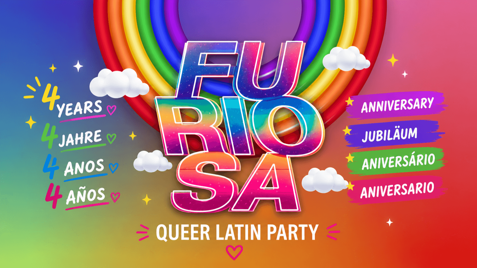 FURIOSA! đQueer Latin Partyđ4 th Anniversary!