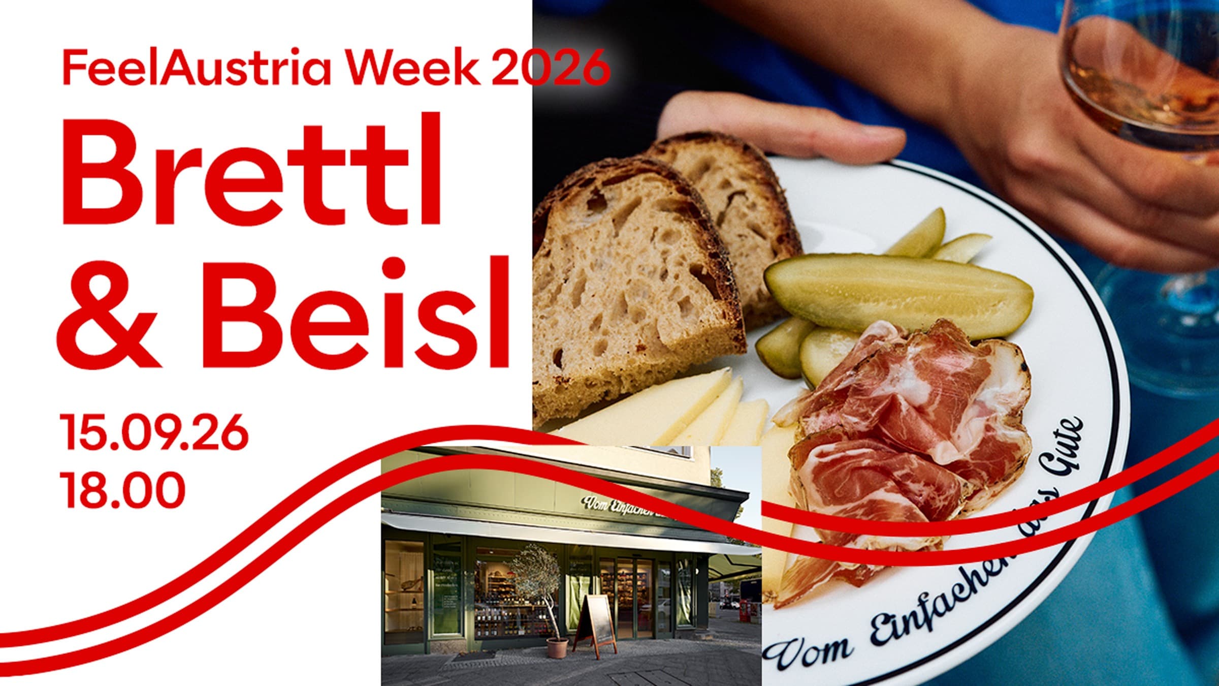 Brettl & Beisl — Kulinarische Brotzeit in 4 Gängen im Stil einer österreichischen Jause