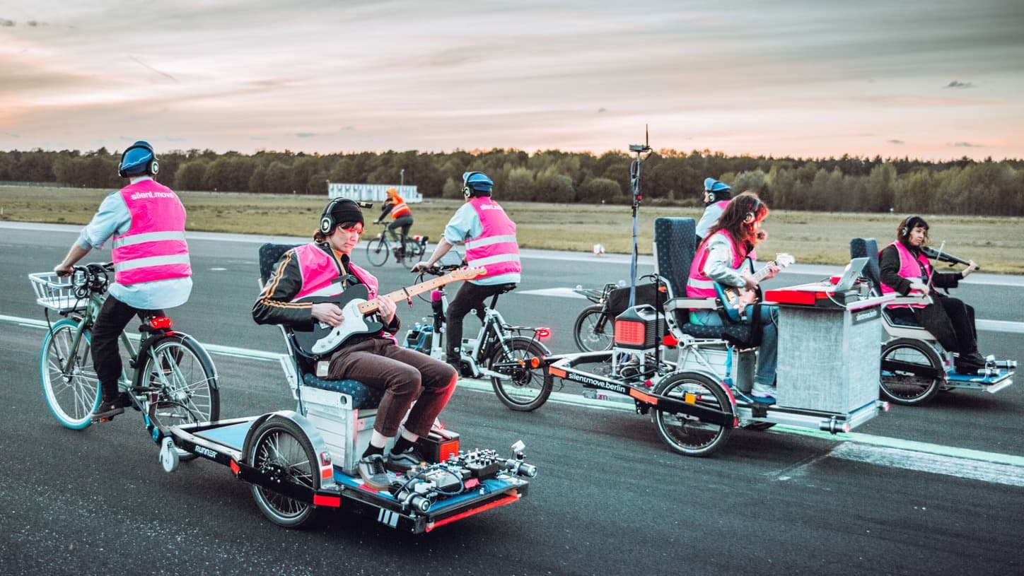ArtistsOnWheels - Fahrradkonzerte auf dem Tempelhofer Feld