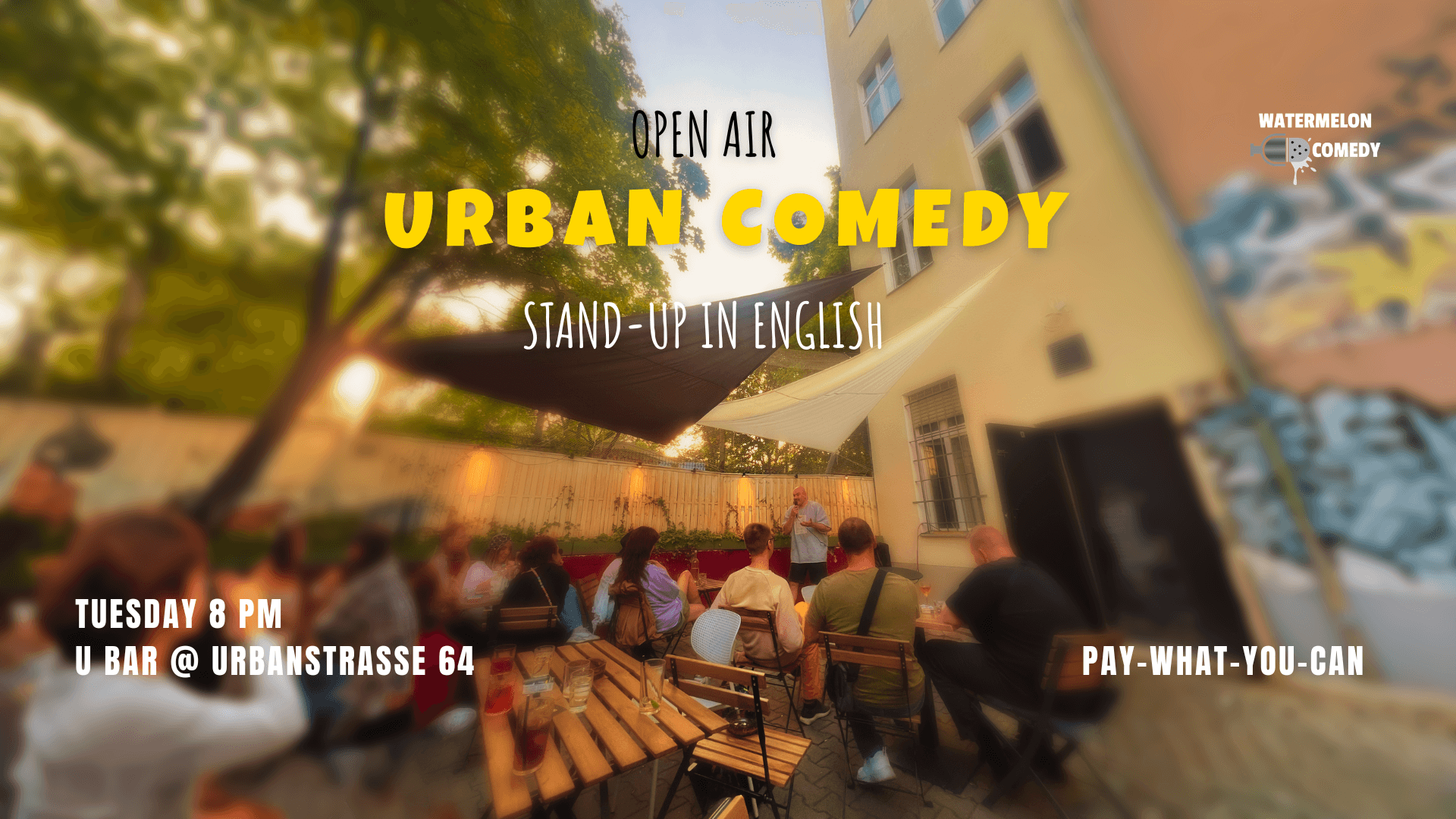 Urban Comedy: Open Air Stand-Up in English